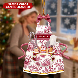 Baking Apron Ornament - Personalized Gifts For Cooking Lovers