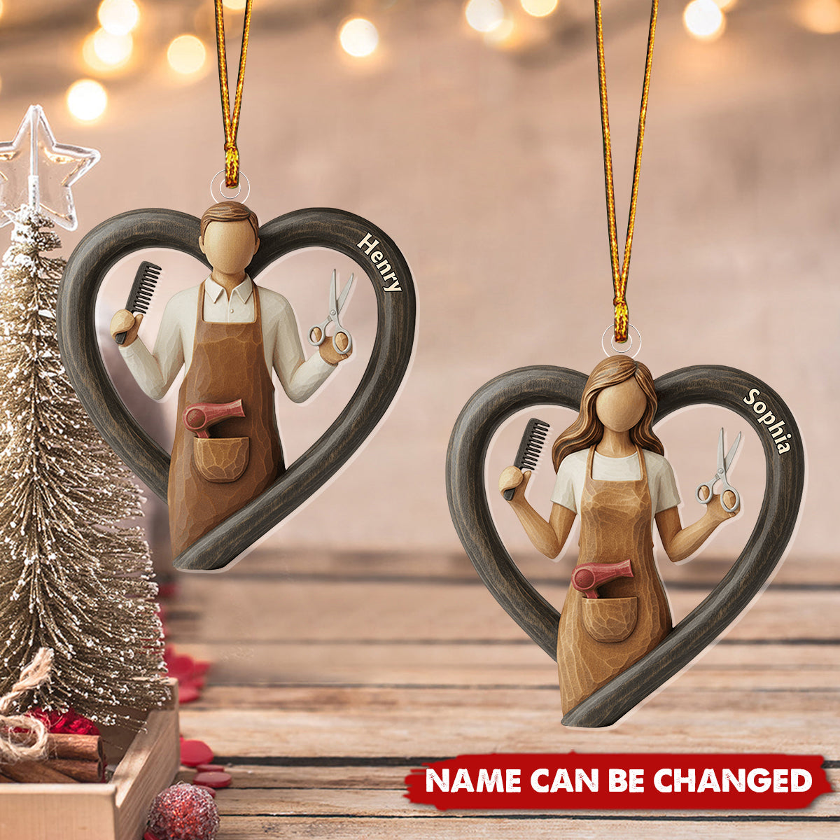 My Favorite Hairdresser - Personalized 1-Layer Acrylic Ornament
