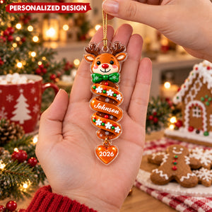 Personalized Spiral Shape Acrylic Christmas Ornament -Gift for Kids,Family