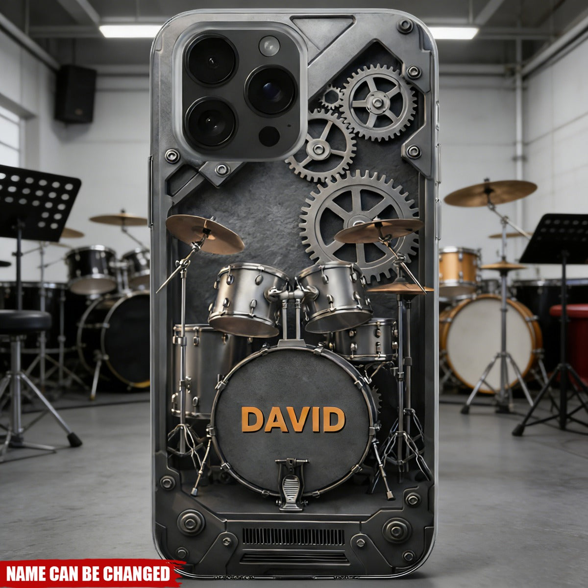 A Passion For Rhythm Drums - Personalized Full Print Phone Case, Gift For Musician Lovers