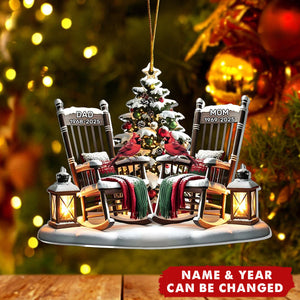 Christmas In Heaven - Personalized 1-Layer Acrylic Ornament