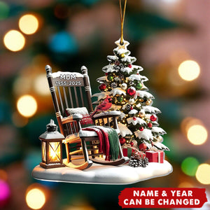 Christmas In Heaven - Personalized 1-Layer Acrylic Ornament