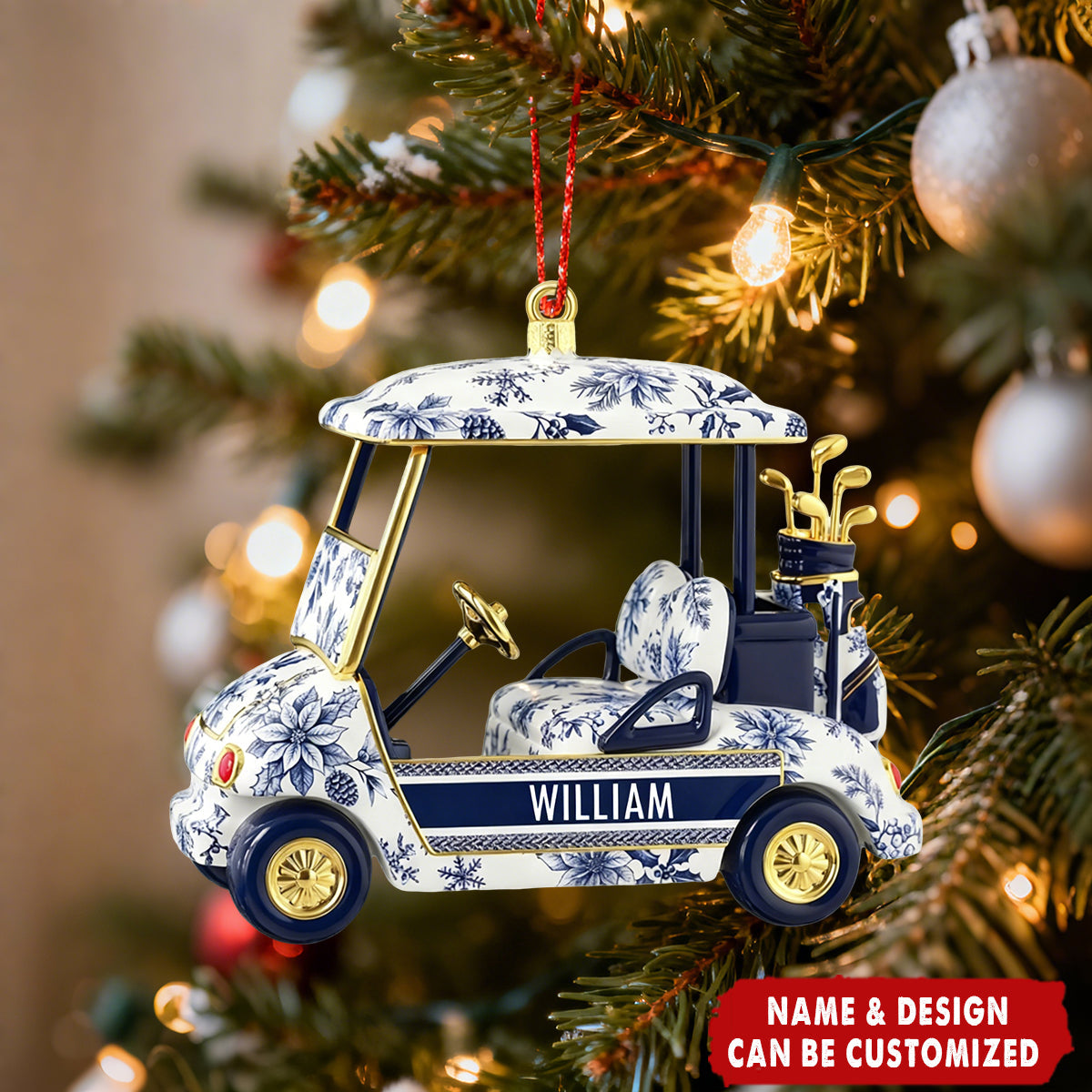 Personalized Gifts For Golf Lovers Christmas Ornament
