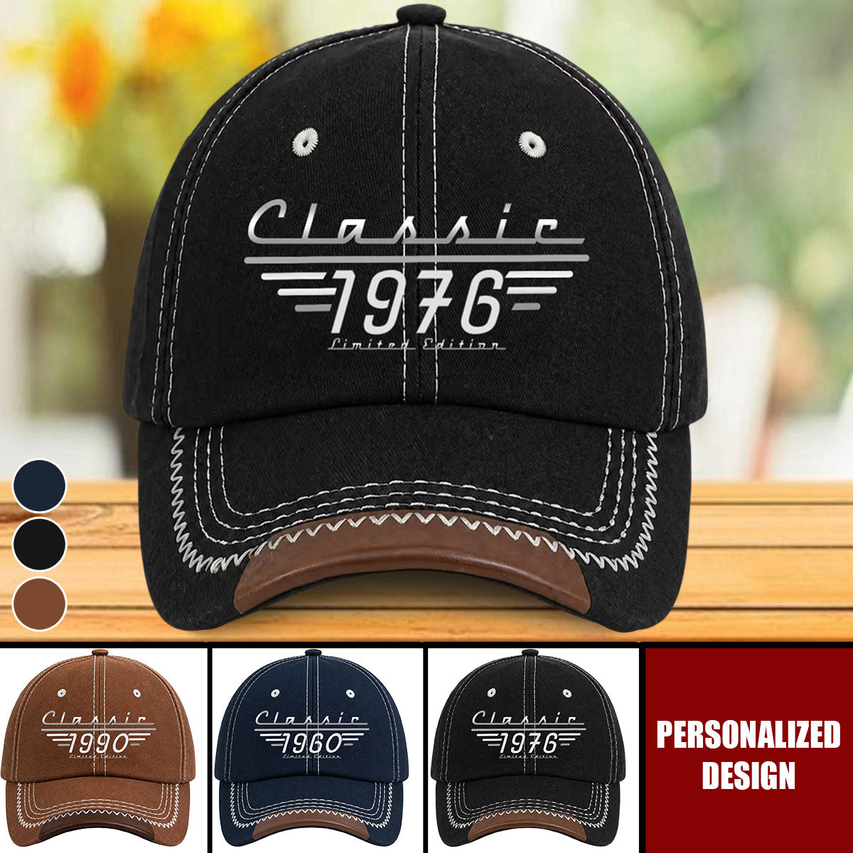 Personalized Cap - Classic Limited Edition - Vintage Gift For Him, Husband, Dad, Grandpa